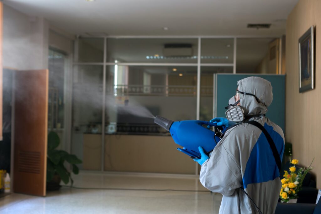tips for disinfecting the office