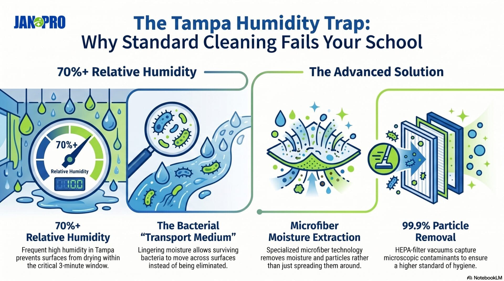 tampa humidity trap infographic jan-pro tampa