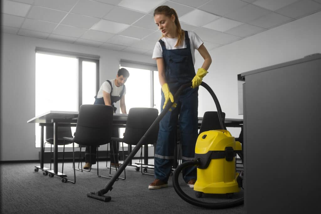 Learn more about vacuum cleaning services with JAN-PRO Cleaning & Disinfecting in Oklahoma City.