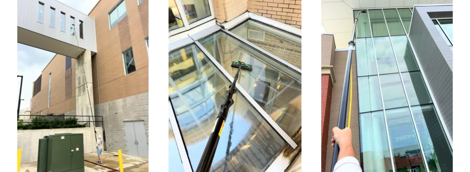 real pictures of window cleaning services in Kansas City performed by JAN-PRO Kansas
