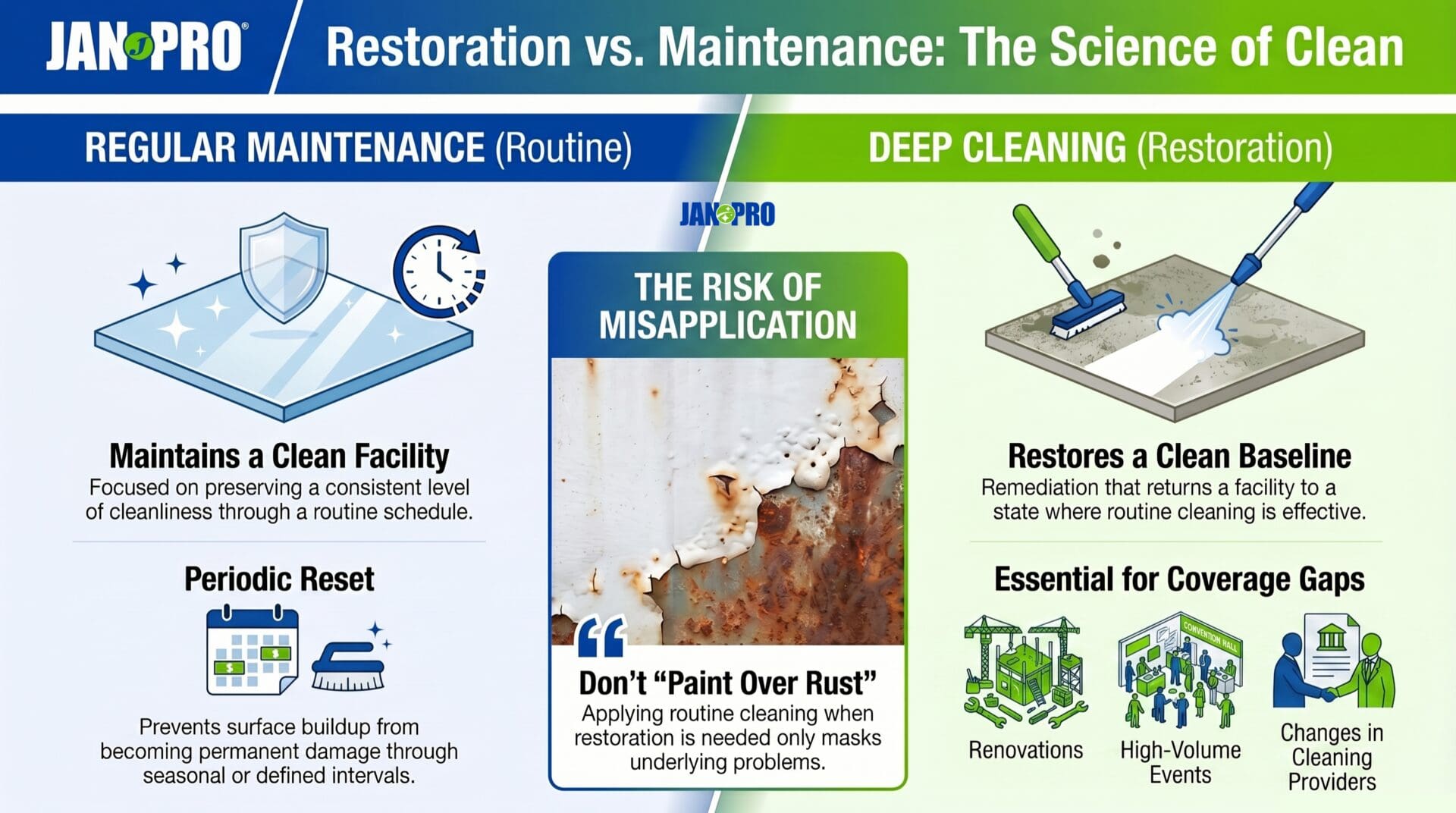 restoration vs maintenance