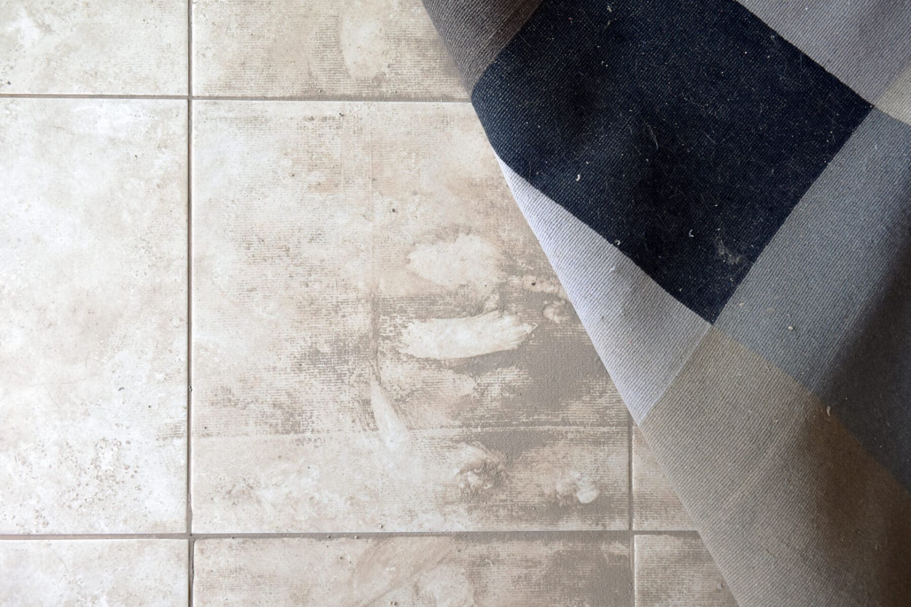 dirty grout