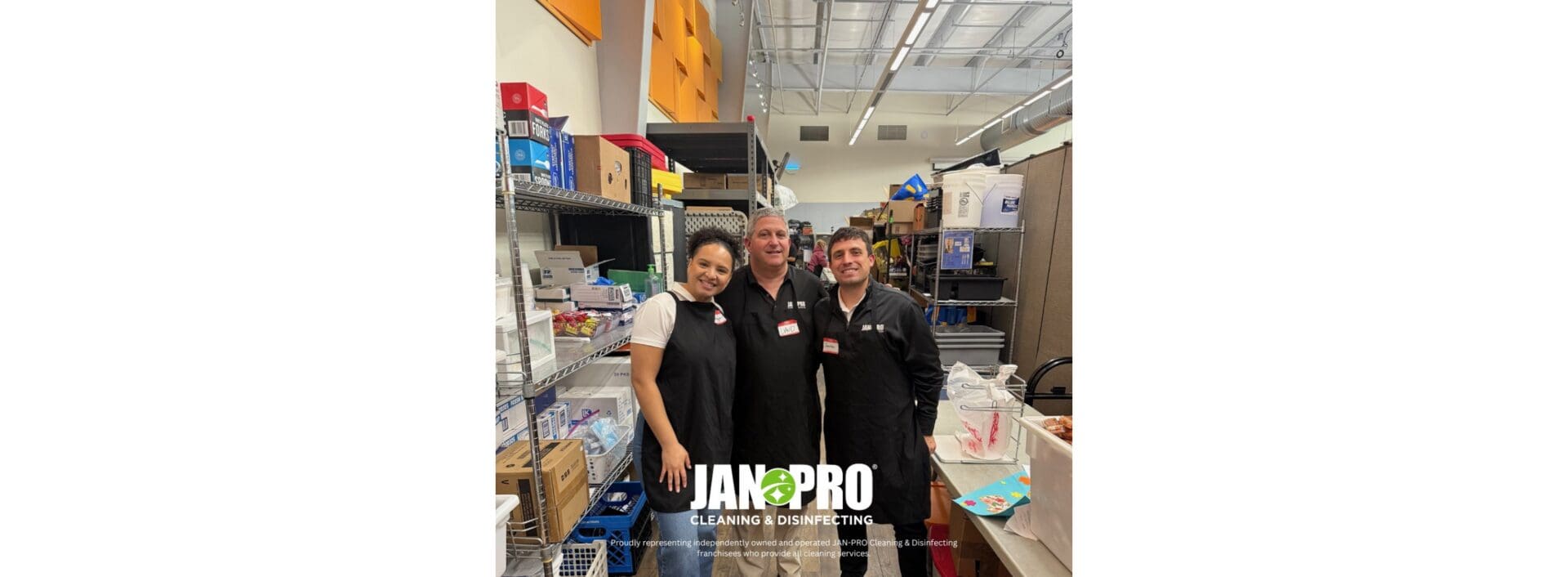 JAN-PRO of South Jersey's team smiling at the camera