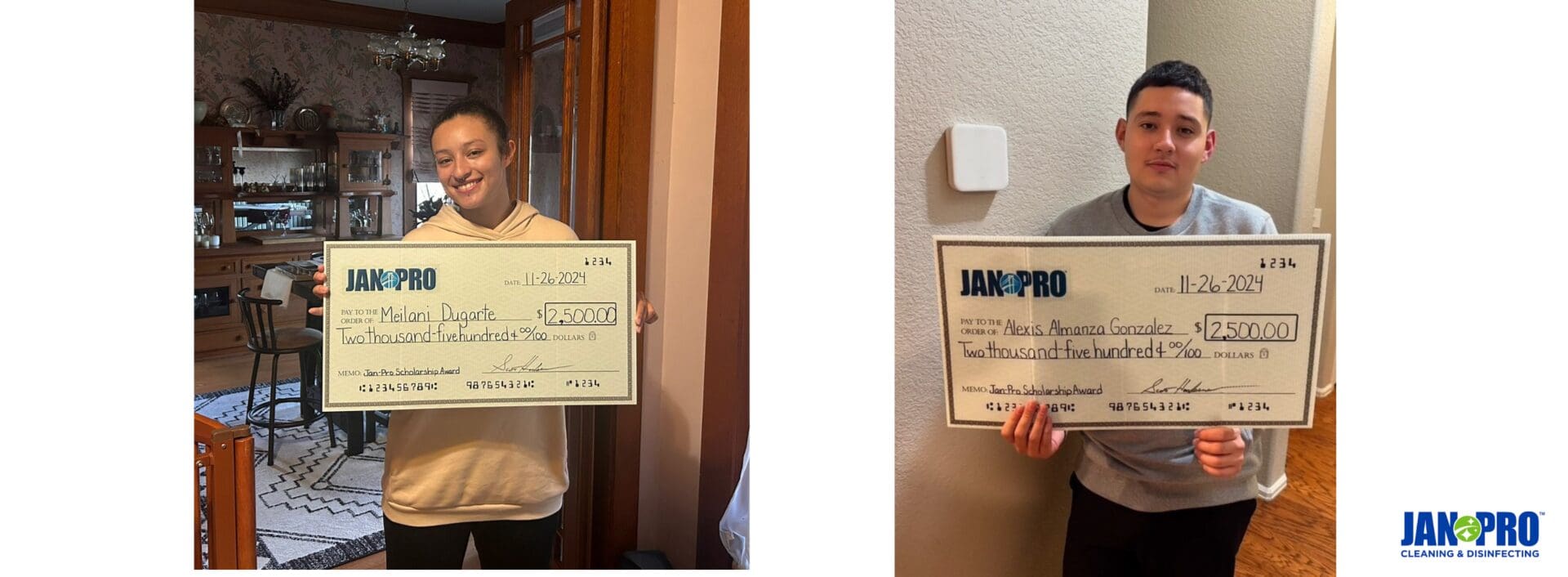 JAN-PRO Your Family First Scholarship winners